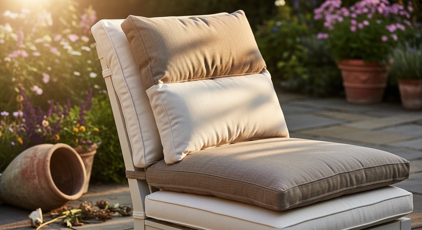 Coussins pour fauteuils de jardin haut dossier : confort intégral